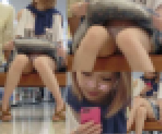 パタパタとスカートをためかせパンツが丸見えの可愛い女の子の極上対面パンチラ～FHD動画編～SP サンプル画像