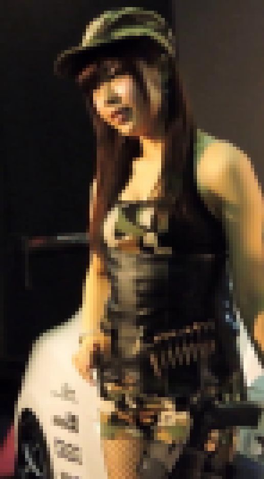 2015オートサロン迷彩柄のコンパニオン【動画】イベント編 614 サンプル画像