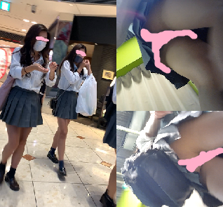 靴亀くん no.13 超ミニスカ女子高生軍団の中に突入！ サンプル画像