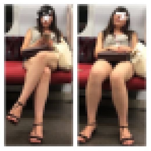 長編シリーズ313 露出がすごい美人女子大生の対面エロ過ぎる生足美脚 サンプル画像