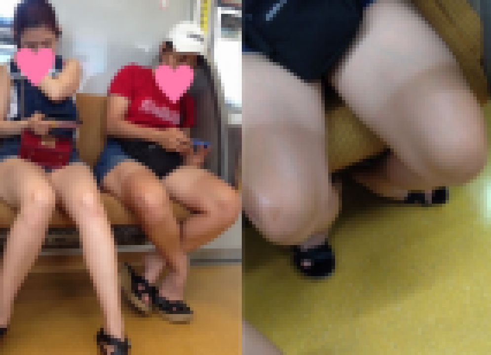 エグすぎる淫乱生脚姉妹画像