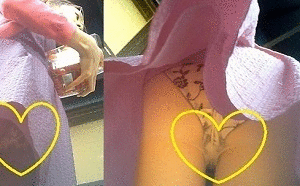 買い物中の若ママ（生）パンチラ 9,16セット サンプル画像