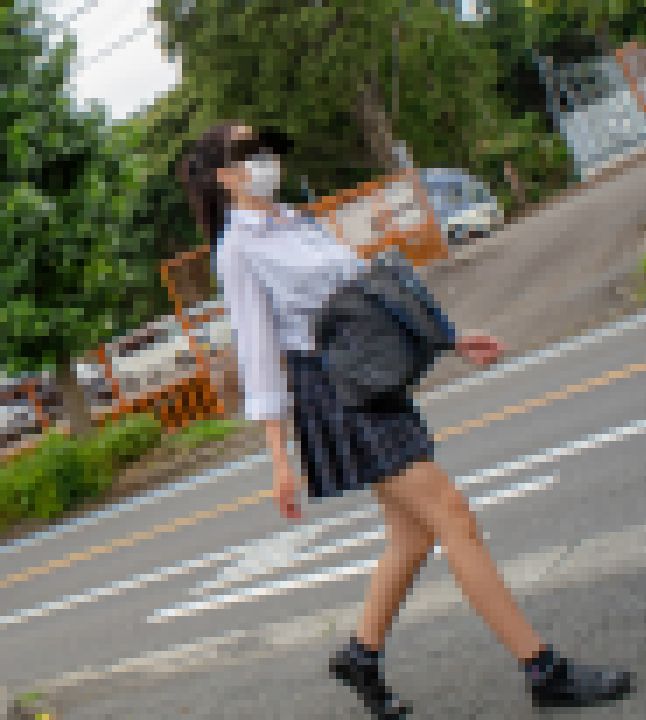 制服女子ストリートスナップ8画像