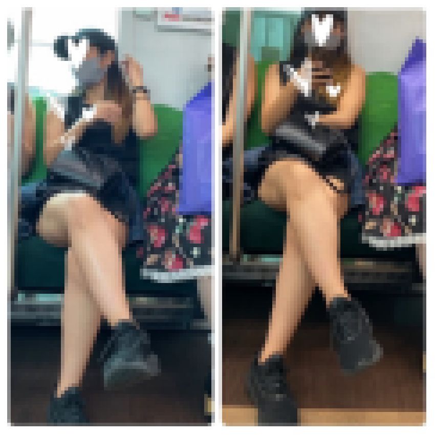 脚を組む美人お姉さんの対面エロ過ぎる生足美脚284 サンプル画像