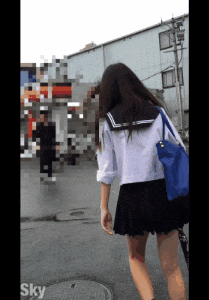 #ＪＫ　#階段　#逆さ サンプル画像