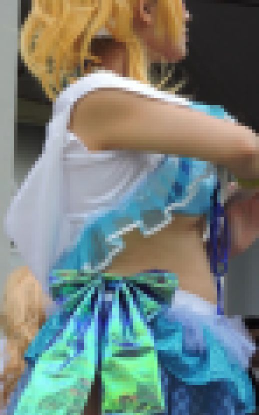 コスプレ2017夏エロい背中下乳ムチムチ尻ギャル【動画】イベント編 3874と3872セット販売 サンプル画像