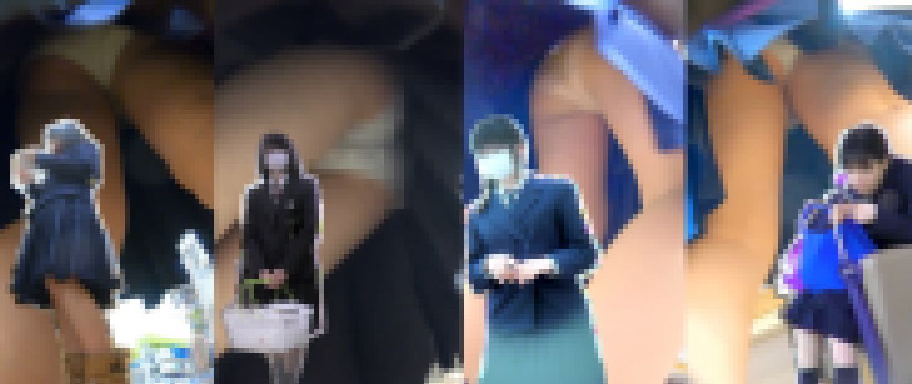 汚れなきイモっ娘制服Kちゃんたちの純白パンチラ サンプル画像