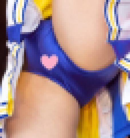 【写真高画質】チア３８　有名ピンスコチームのラインダンス激写！Part.7【JD青アンスコ丸出し】 画像