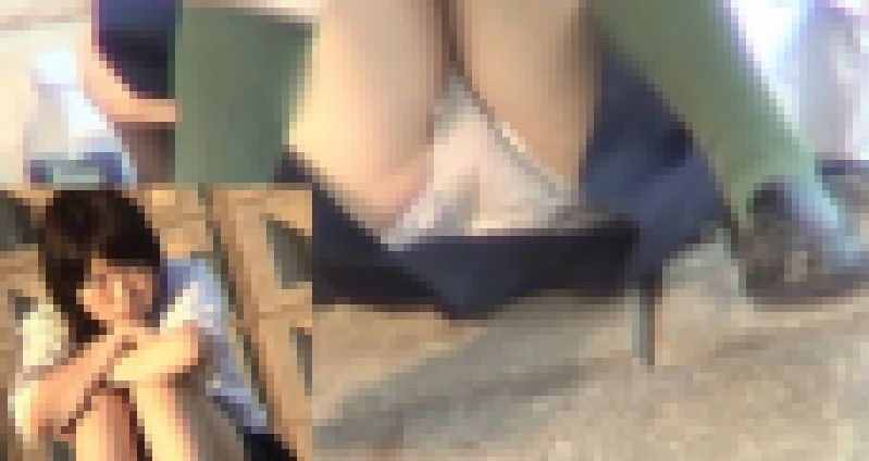 J○ 美形 股開きパンモロ 超接写撮影 サンプル画像