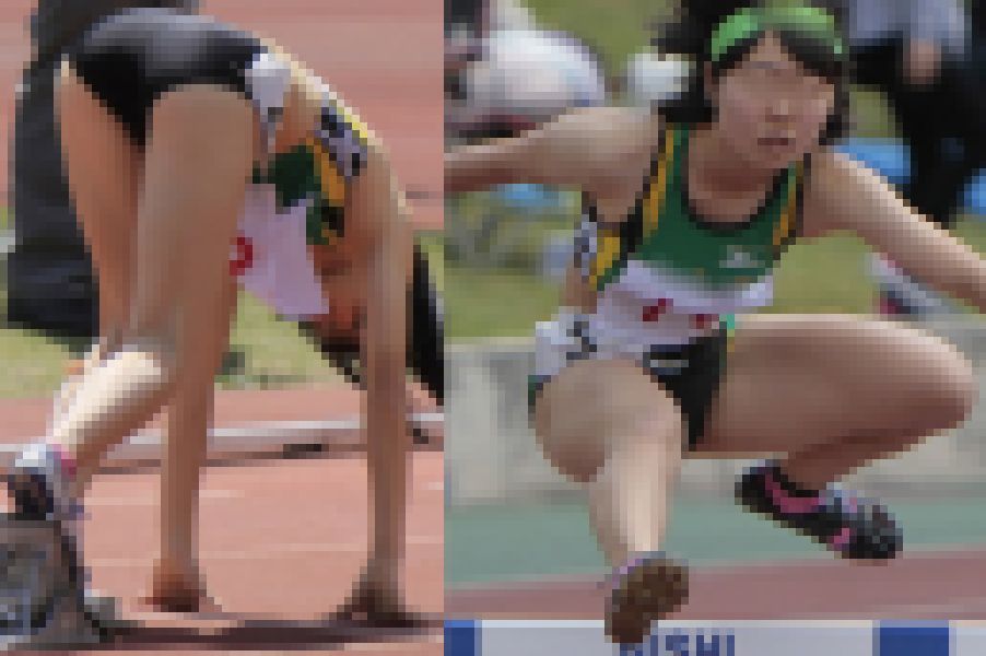 陸上競技大会の光景11～15セット サンプル画像