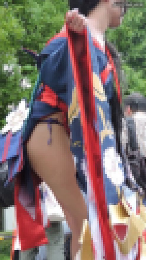 コスプレ2018夏エロい浴衣美味しそうな太もも肩出し【動画】イベント編 4820 サンプル画像