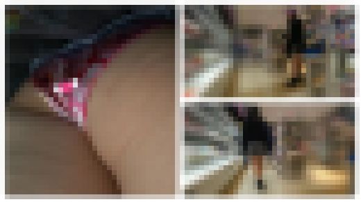 ダックス作品16・制服女子の派手Pと制服女子の重ね履き！！ サンプル画像