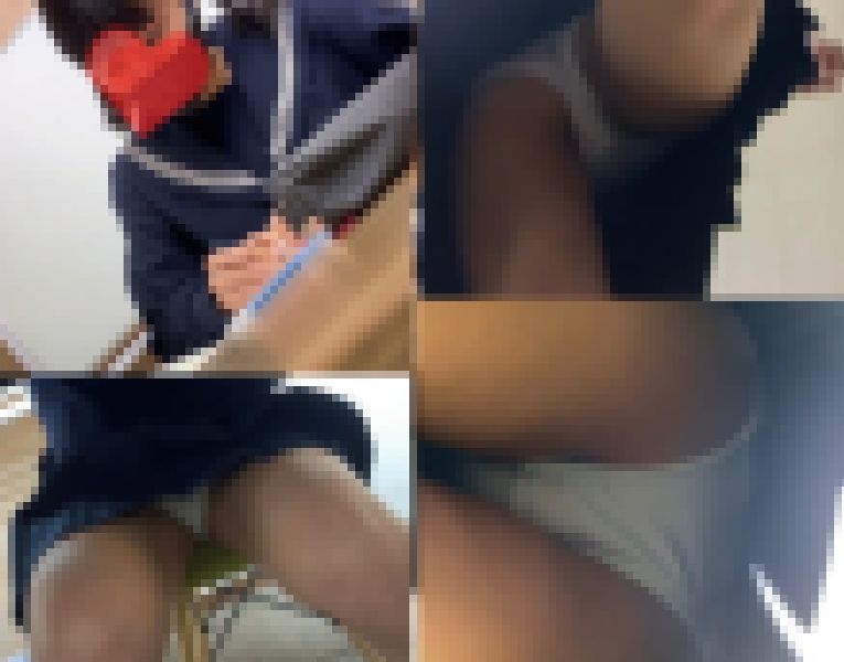 勉強中の美少女を画像