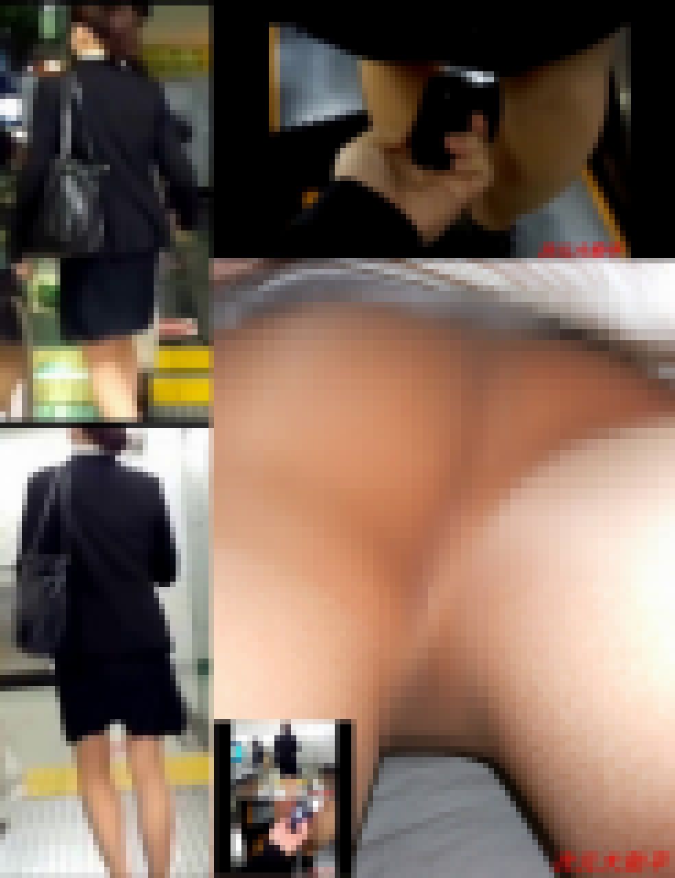 至高の逆さ撮りの瞬間125！食い込み過ぎTバック！エッチすぎ李OLさんです サンプル画像