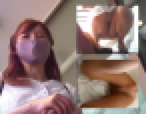 「あなたのパンツ見せて下さい」 って頼んでスマホの上にしゃがませてみたら・・これヤバイ! ピンポイントです（3名）＊再販 画像