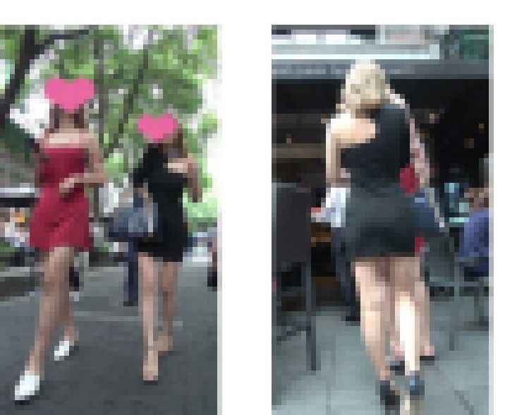 【ブラチラ！パン線！】仕事上がりのキャバ嬢 画像