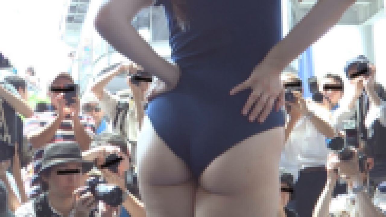 超高画質FHD動画 ハミケツしすぎのスク水美少女!360度囲みでプリケツ撮らせまくり!カメコ大興奮NO-1 サンプル画像