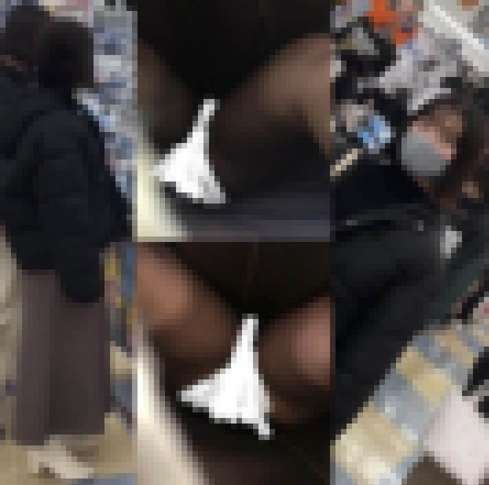 #77  クラスのマドンナ級美人JDさんの逆さ撮り風景 サンプル画像