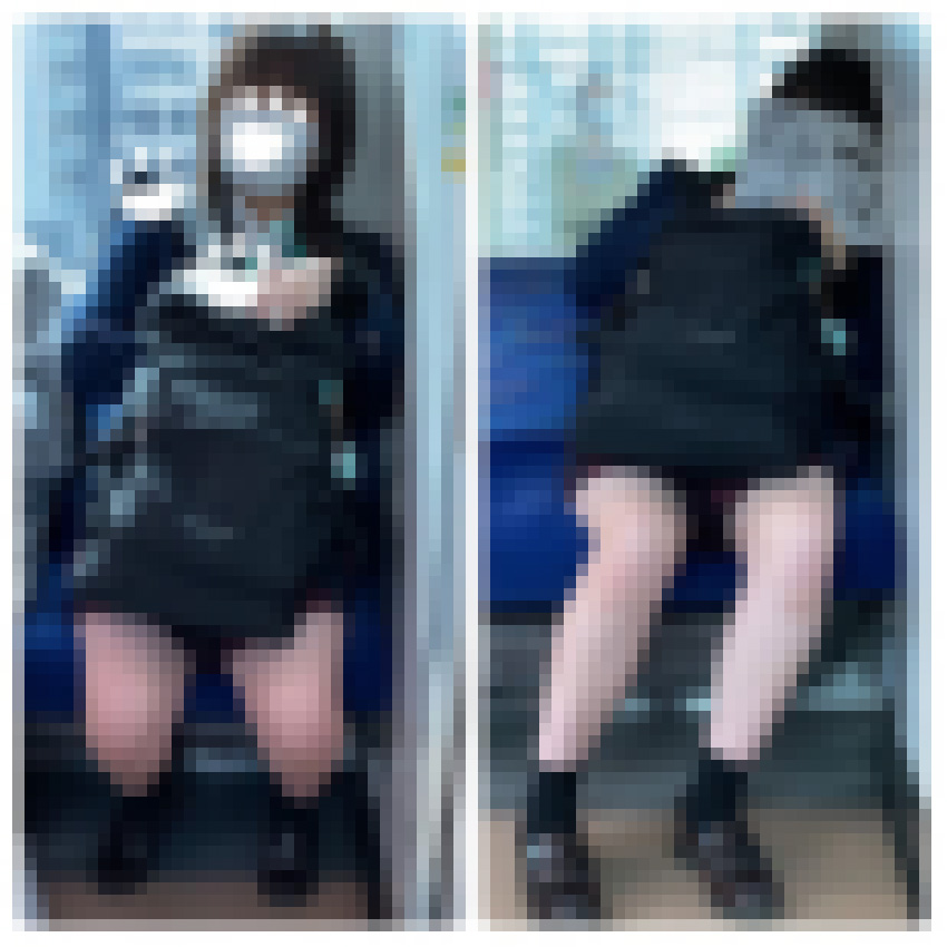 JK風制服美女の対面エロ過ぎるミニスカ生脚220 サンプル画像