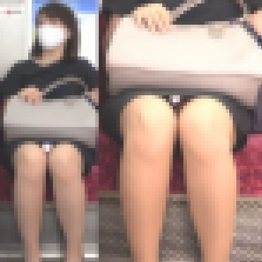 [4K動画][マスク顔出し]相当な美人です、光が差し込むと見えます[ドアップあり]電車からの風景～ サンプル画像