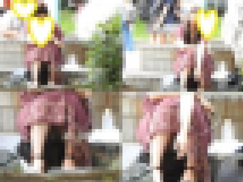 お座りお姉さん発見！！（ＦＨＤ）大変です！！パンツが見えてますよ１６０ サンプル画像