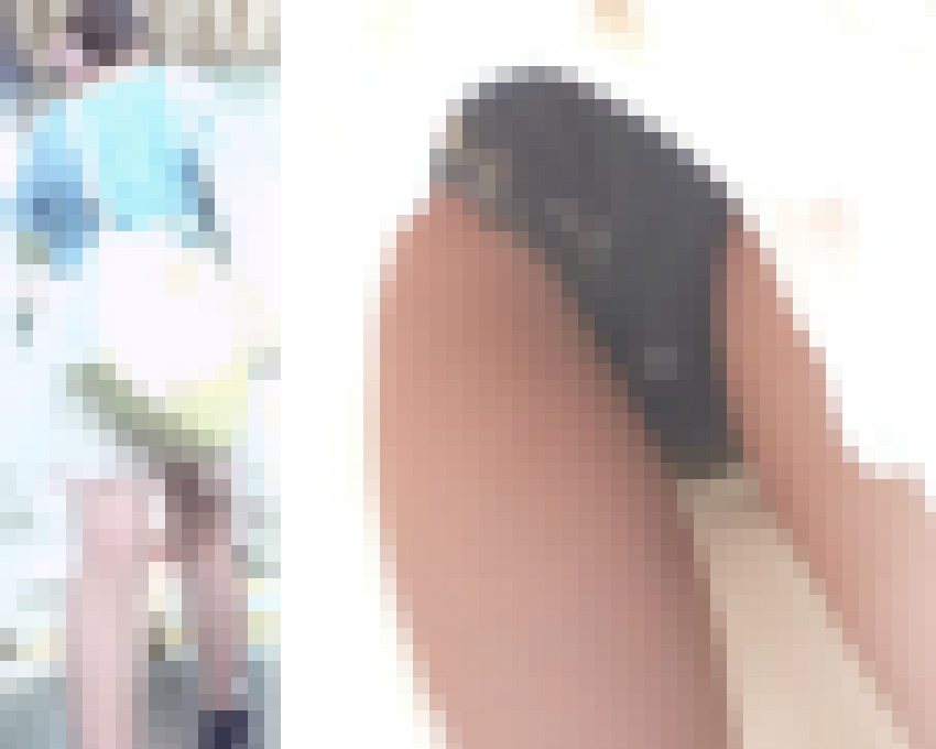[★新作]パンチラ盗撮 OLさん グレーの柄パンツ サンプル画像