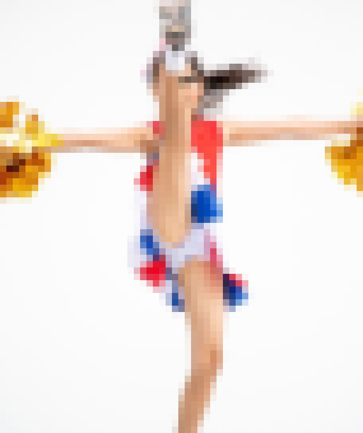 ※再販売【写真高画質】チア２９　【朗報】白スパッツだと思ったが普通にはみパンしていた件Part.1【期間限定販売】 サンプル画像