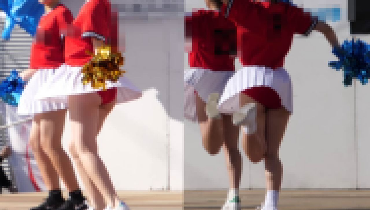 激カワJKの4k赤チアダンス サンプル画像