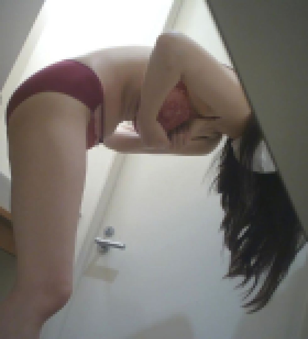 和風美女OL！大人の赤パンティ！着替え！ブラ＆パンティ丸見え！ サンプル画像