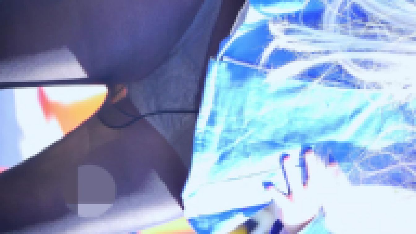 コミックマーケット コスプレ 美形レイヤーさんの黒スト越し白パンチラ コミケ画像