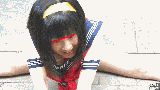 【1920×1080HD】コスプレイヤー会場・お宝アルバム 07[この童顔でこのハミ毛、白パンティ」 サンプル画像