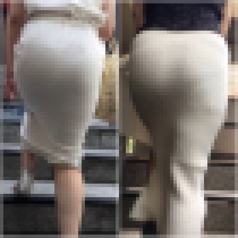 【2名・デカいお尻とタイトスカートとの相性は超抜群】 画像