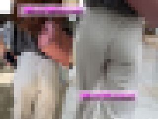 OL137☆若い桃尻を粘着！堪らないピッタリパンツ観察！尻肉バウンスに大興奮^ ^ サンプル画像