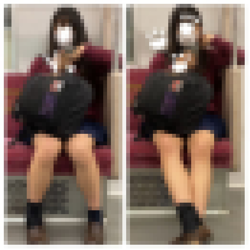 JK風制服美女の対面エロ過ぎる生足美脚273 サンプル画像