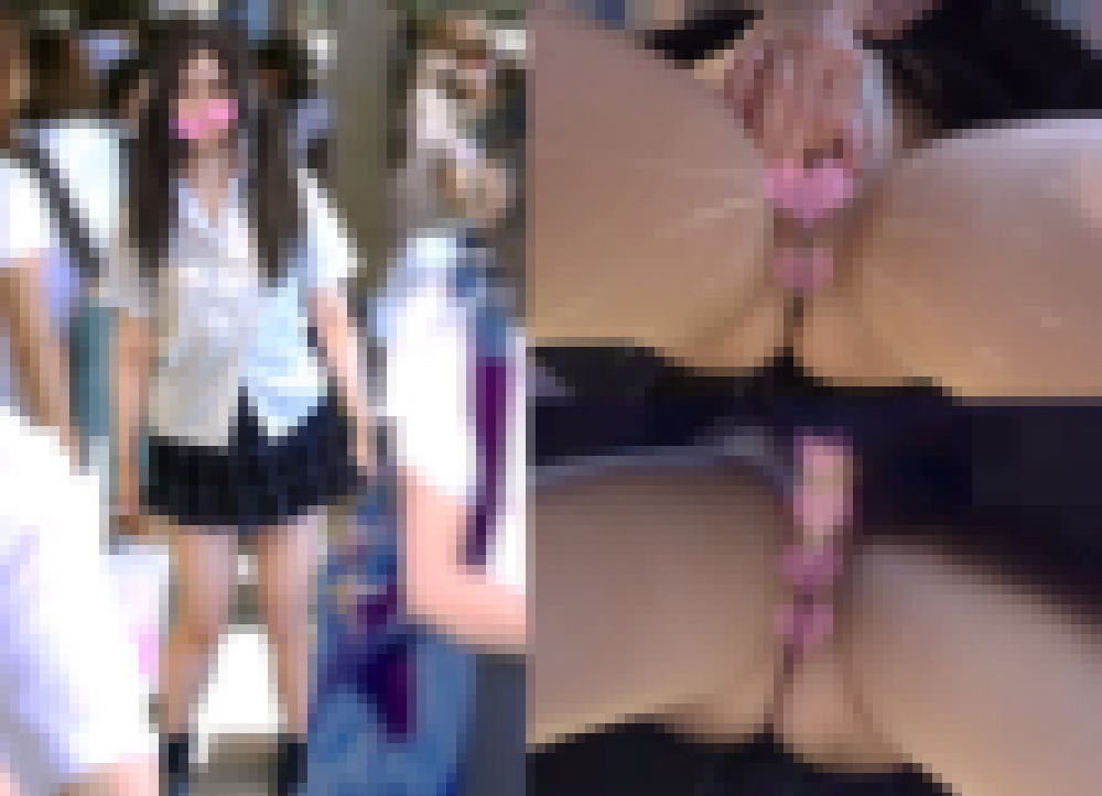 【電車痴漢】敏感潮吹き鬼いき美少女に大量中出し！キツキツま●こに肉棒ねじ込み猛烈ピストン中出し サンプル画像