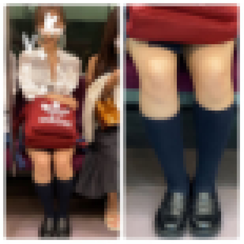 JK風制服S級美女の対面エロ過ぎるミニスカ生脚278 サンプル画像
