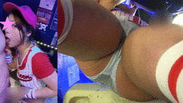 地下アイドル闇イベント 痴漢とパンチラ大サービス 画像