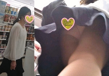 買い物中OLのパンチラ 　51 サンプル画像