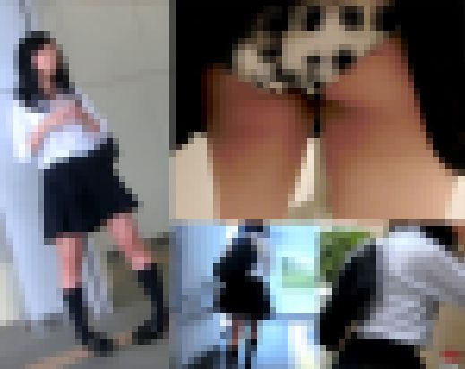 【鬼畜スカートめくり20】～スケブラ女子学生激しくPが食い込むお尻を大胆丸出しに～ サンプル画像