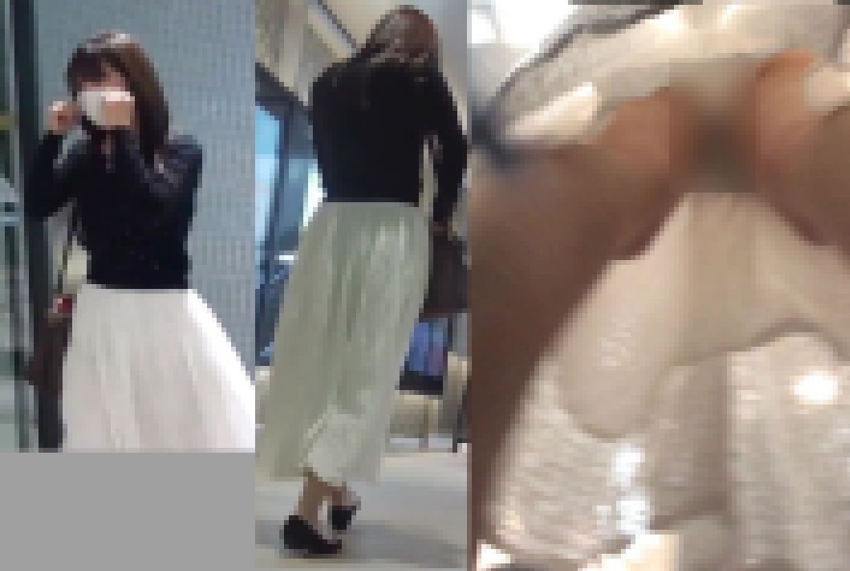 街角チラ見えぶらり旅！美女美少女OL・JD達６人のパンチラちら見え！！ サンプル画像