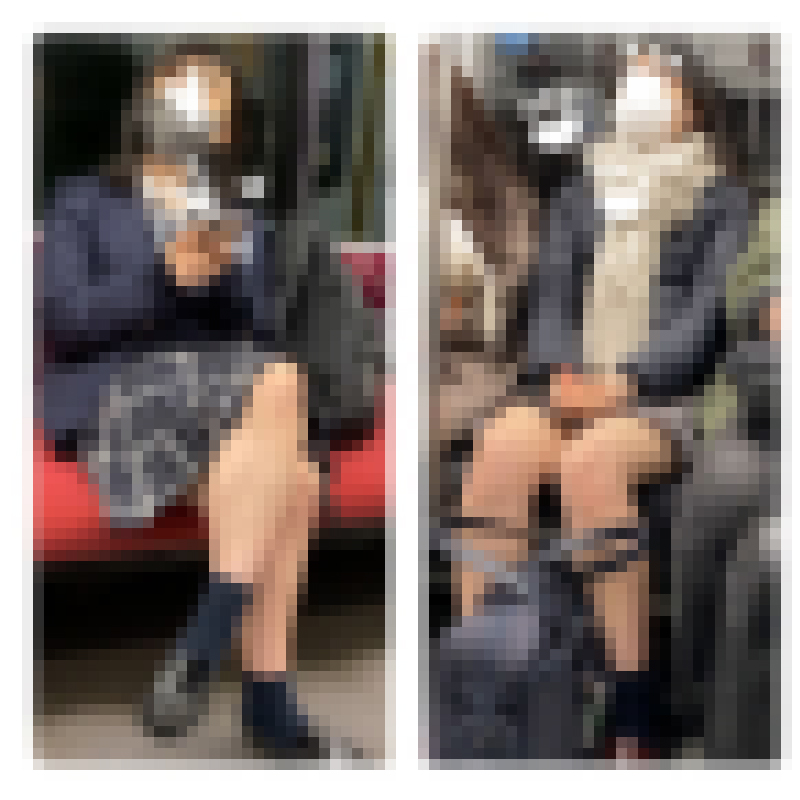 2名のJK風制服美女の対面エロ過ぎるミニスカ生脚335 サンプル画像