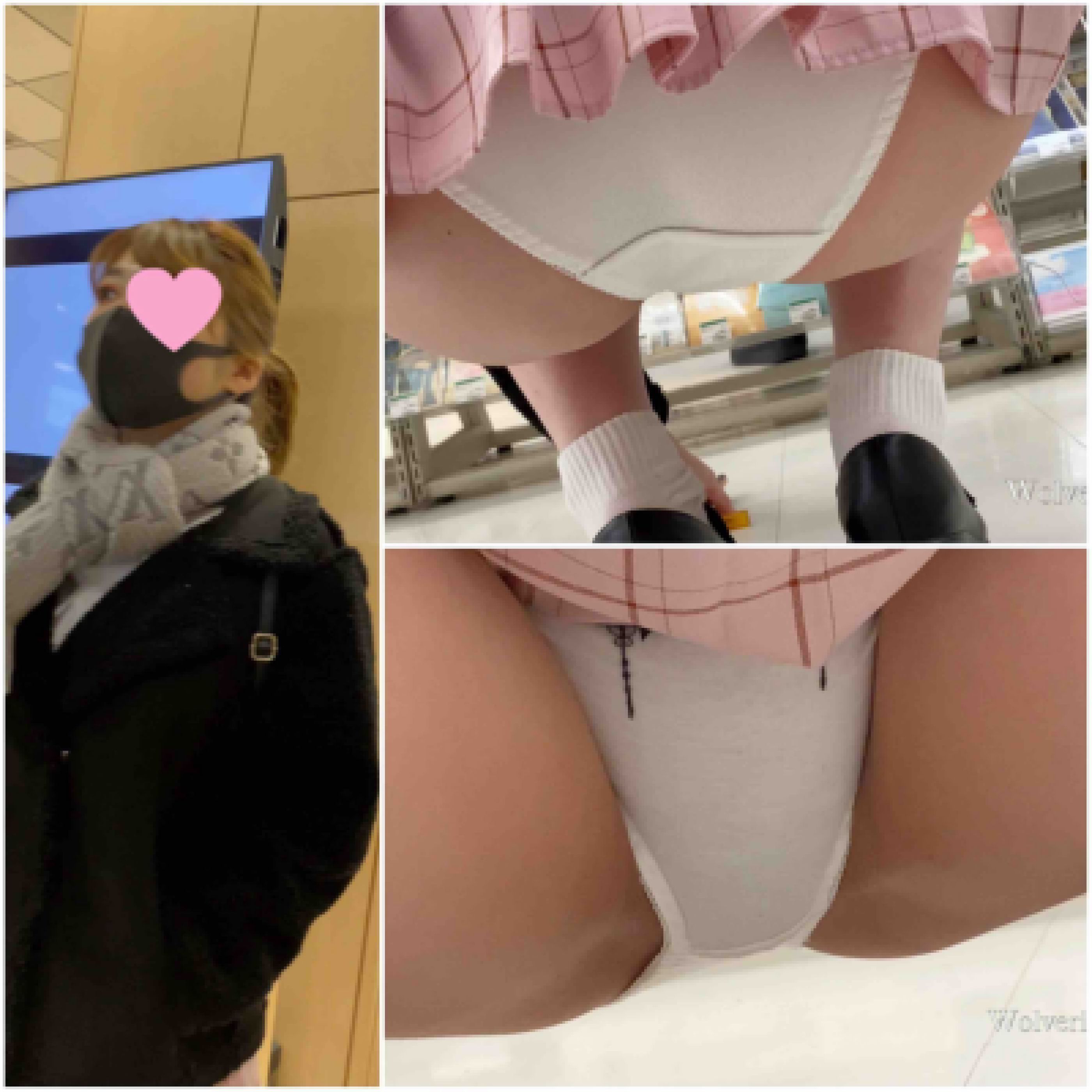 【新作】買い物パンチラ逆さ撮り＆接写 サンプル画像