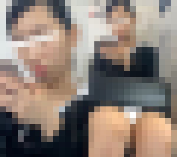 (電車対面）(顔出し)かたち…ふくらみ…卑猥さを隠し切れないえっちなくちびるをした…リクルートスーツお姉さんを観察してみました! サンプル画像