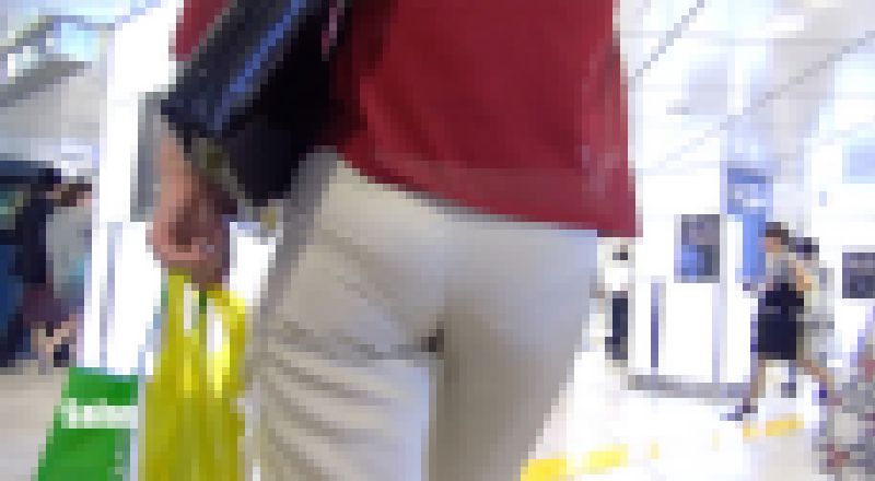 【FHD高画質】買い物帰りのラインくっきり主婦画像