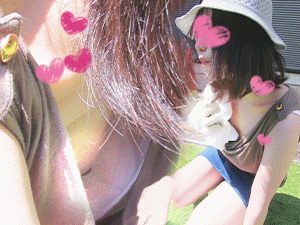 おっぱい狙いました。花咲く笑顔の美少女乳首 サンプル画像