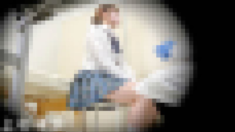 推定処女の芋系女子へセクハラ美乳揉み検診/純白食い込み青チェ⑬※主観映像あり サンプル画像1