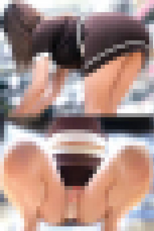 〔非コンプラ動画?〕アパレルスタッフ集団痴カン※テ●△□ール○南（ロングヘア、身長160cm前後、タイトニットセットアップ）　サンプル画像2