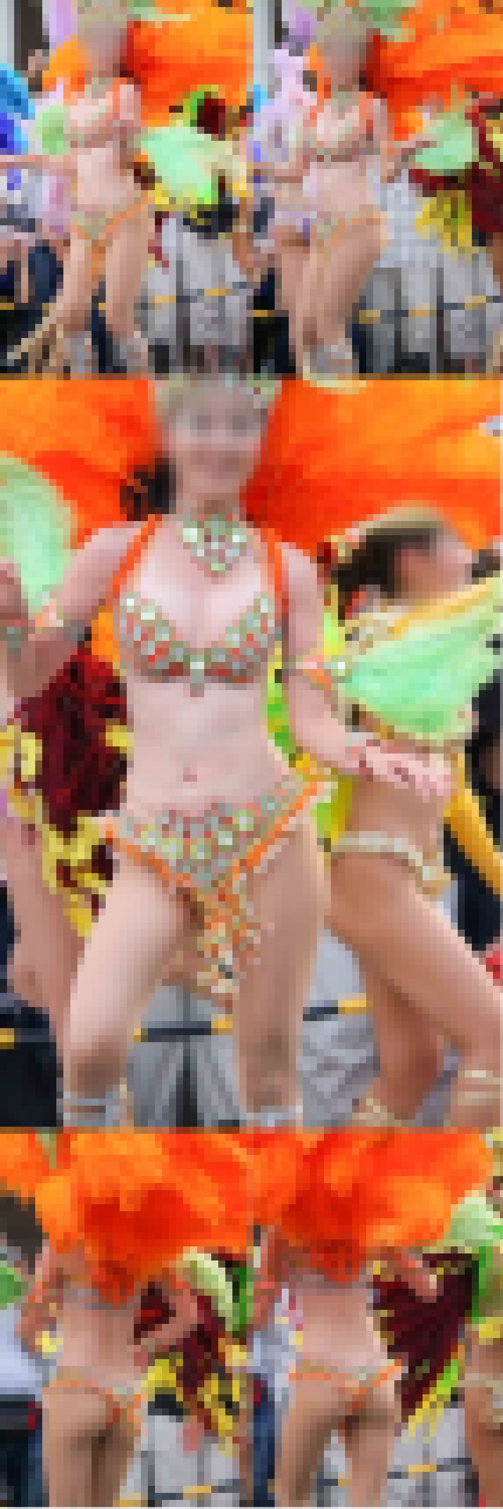 【写真】 ミス日本級の女神の微笑！長身で上品な顔立ちのオレンジタンガのスレンダー美女ダンサー　超盛り252枚！　サンプル画像2