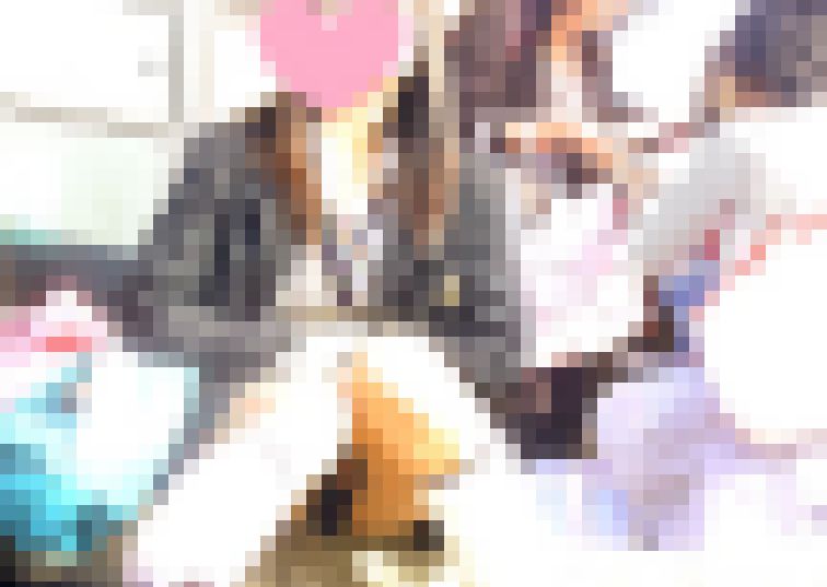 【再販】ロリっぽい柄パンのJK　サンプル画像1