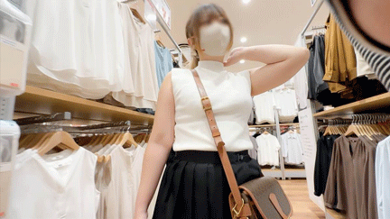 ミニスカ×尻撮No.36 日本人離れした爆尻ギャルを撮り尽くす[前編］　サンプル画像1